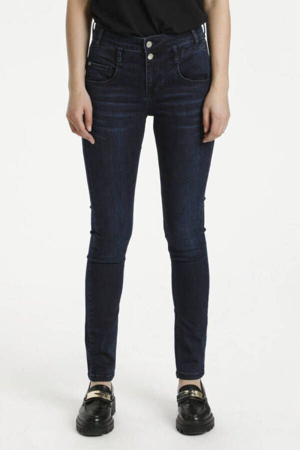My Essential Wardrobe slim fit jeans FIOLA dark blue wash