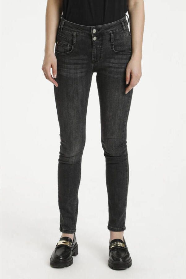 My Essential Wardrobe Fiola 100 slanke jeans 10703569 Zwart Dames