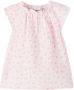 NAME IT BABY gebloemde newborn baby jurk NBFHIRULLE van biologisch katoen roze - Thumbnail 1