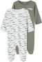 Name it BABY pyjama NBMNIGHTSUIT set van 2 Onesie Groen Jongens Katoen Ronde hals 50 - Thumbnail 1