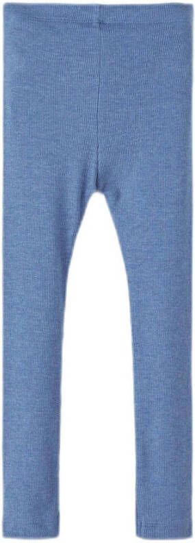 Name it BABY newborn baby skinny broek NBNKAB zachtblauw Stretchkatoen (duurzaam) 74