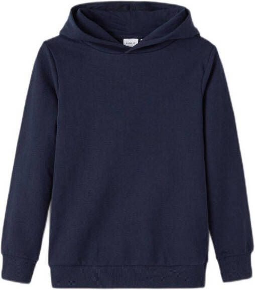 Name it hoodie NKMNESWEAT donkerblauw Sweater Sweat (duurzaam) Capuchon 110-116