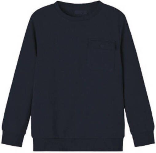 Name it KIDS sweater NKMOSCAR donkerblauw Effen 146 152