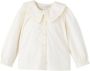 Name it KIDS blouse NKFNEA met ruches off white Ecru Meisjes Katoen Klassieke kraag 146 152 - Thumbnail 1
