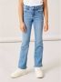 Name it KIDS bootcut jeans NKFPOLLY medium blue denim Blauw Meisjes Stretchdenim 110 - Thumbnail 1