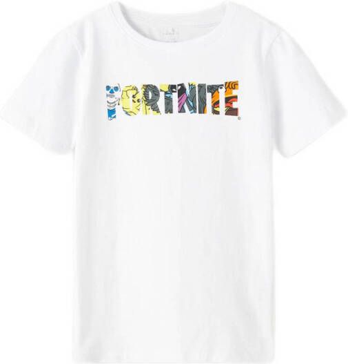 NAME IT KIDS Fortnite T-shirt NKMFRAME wit