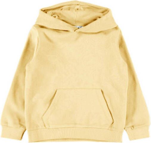 Name it KIDS gemêleerde hoodie NKFLENA geel Sweater Melée 110