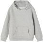 Name it KIDS gemêleerde hoodie NKFLENA grijs melange Sweater Melée 122 128 - Thumbnail 1