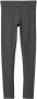 Name it KIDS legging NKFVIVIAN donkergrijs melange Meisjes Stretchkatoen 128 - Thumbnail 1