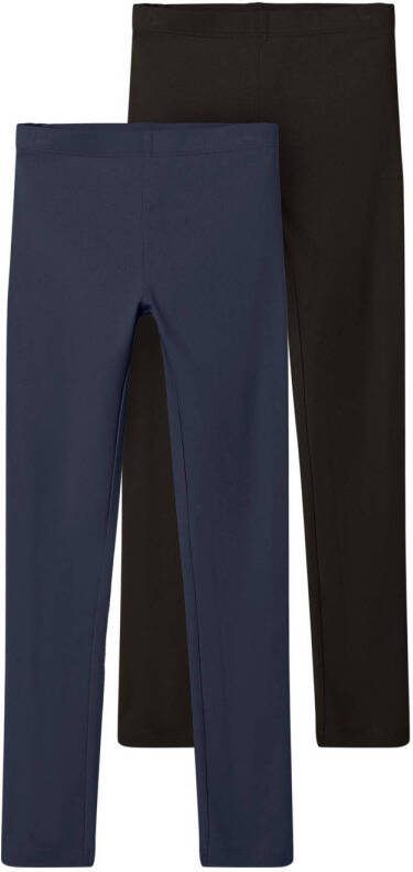 Name It Legging NKFVIVIAN voor meisjes met elastische tailleband in 2-pack (set 2-delig) - Foto 3