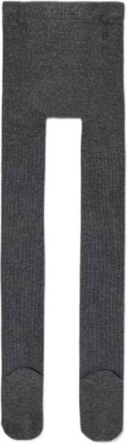 Name it KIDS maillot NKNPANTYHOSE set van 2 donkergrijs melange Katoen 110 116 - Foto 2