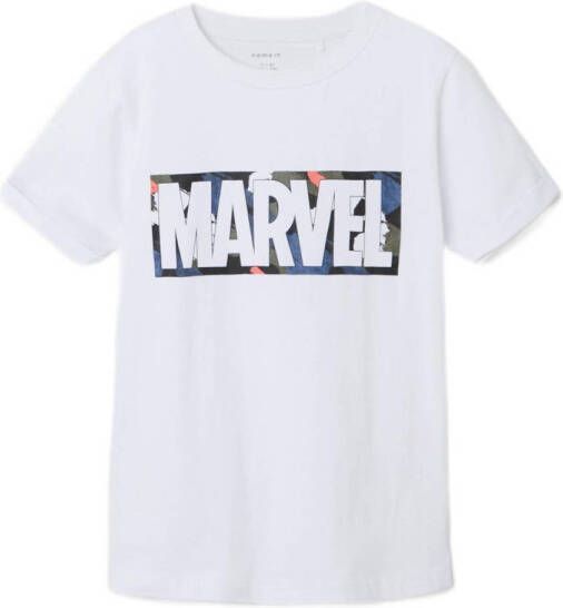 Name it T-shirt met Marvel-print model 'Mase'