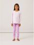Name it KIDS pyjama NKFNIGHTSET met bloemendessin lichtroze roze Meisjes Stretchkatoen Ronde hals 110 116 - Thumbnail 1
