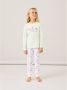 Name it KIDS pyjama NKFNIGHTSET met printopdruk lichtgroen ecru Meisjes Stretchkatoen Ronde hals 146 152 - Thumbnail 1