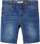Name it KIDS regular fit jeans bermuda NKMSOFUS stonewashed Denim short Blauw Jongens Stretchdenim 110 - Thumbnail 1