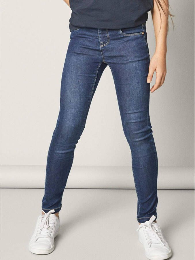 NAME IT KIDS skinny jeans NKFPOLLY dark blue denim online kopen