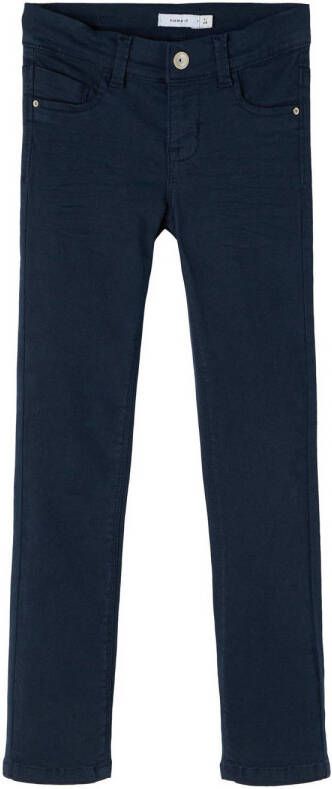 NAME IT KIDS skinny jeans NKFPOLLY donkerblauw