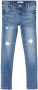 Name it KIDS skinny jeans NKFPOLLY stonewashed Blauw Meisjes Stretchdenim 128 - Thumbnail 1