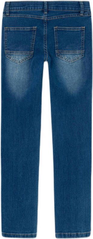 NAME IT KIDS super skinny jeans NKMPETE dark blue denim