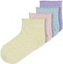NAME IT KIDS sokken NKFTIERRA met stippen set van 4 pastel - Thumbnail 1