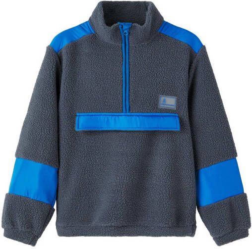 NAME IT KIDS sweater NKMNAFARVE donkerblauw