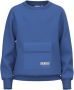Name it KIDS sweater NKMNINNE met backprint blauw Backprint 122 128 - Thumbnail 1