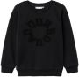 Name it KIDS sweater NKMORLANDOU met printopdruk en 3D applicatie zwart 122 128 - Thumbnail 1