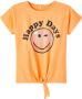 Name it KIDS T-shirt NKFASMINE met printopdruk oranje Meisjes Stretchkatoen Ronde hals 122 128 - Thumbnail 1