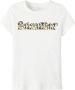 Name it KIDS T-shirt NKFFEMELINA met printopdruk wit Meisjes Katoen (duurzaam) Ronde hals 122 128 - Thumbnail 1