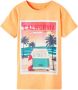 Name it KIDS T-shirt NKMHAMMO met printopdruk oranje Jongens Katoen (duurzaam) Ronde hals 134 140 - Thumbnail 1