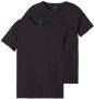 Name it KIDS T-shirt set van 2 zwart Jongens Stretchkatoen Ronde hals 122 128 - Thumbnail 1