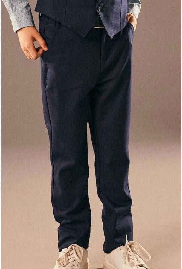 Name it KIDS tapered fit broek NKMRIRAMEL donkerblauw Jongens Polyester 116
