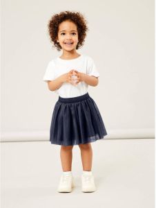 NAME IT MINI rok NMFNUTULLE van gerecycled polyester donkerblauw