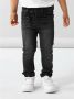 Name it MINI slim fit jeans NMMTHEO black denim Zwart Jongens Jog denim 116 - Thumbnail 1