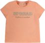 Name it MINI T-shirt Fami met biologisch katoen oranje Tekst 104 - Thumbnail 1