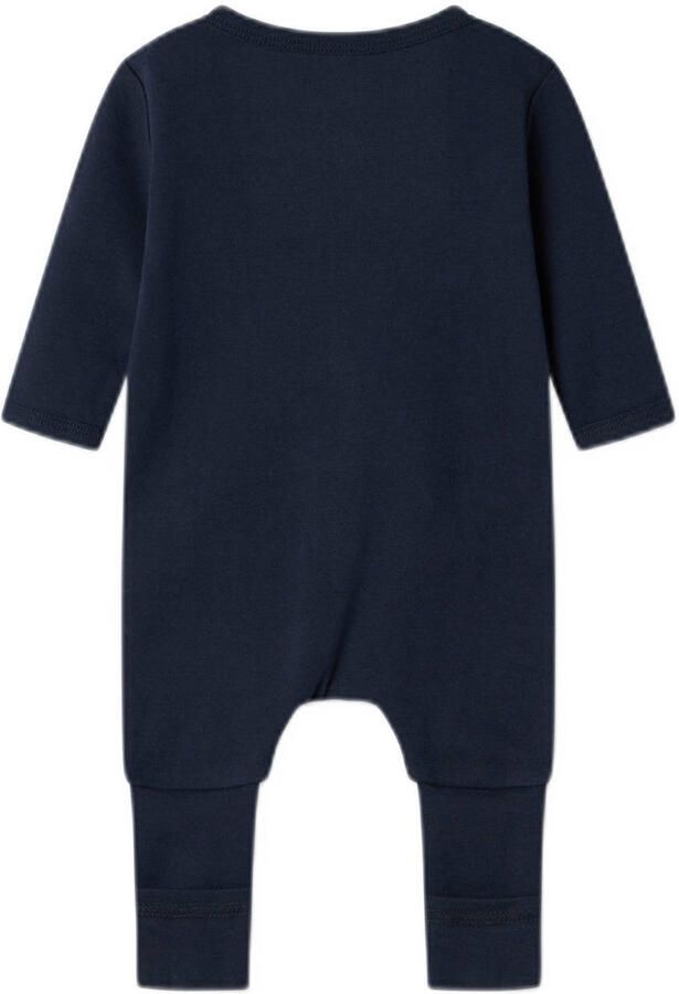 Name it BABY pyjama set van 2 donkerblauw wit Jongens Katoen Ronde hals 104