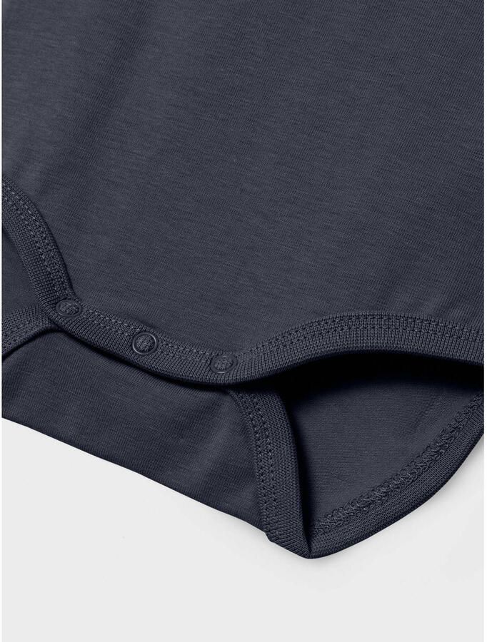 Name it BABY romper NBMHOLGER donkerblauw Jongens Katoen Polokraag Effen 56