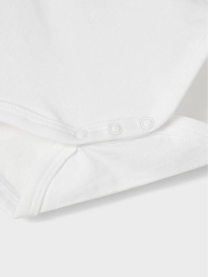 Name it BABY romper NBMHOLGER wit Jongens Katoen Polokraag Effen 56 - Foto 3