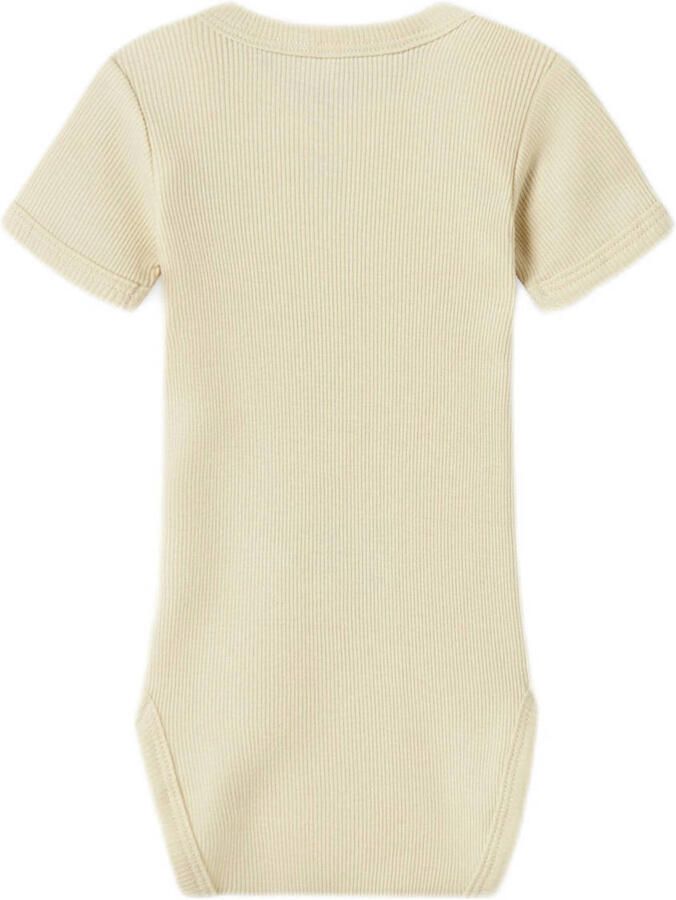 Name It Body met korte mouwen NBNBODY 3P SS SOLID RIB NOOS (set 3-delig)