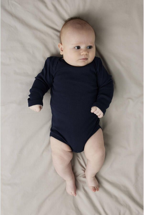 Name It Body met lange mouwen NBNBODY voor meisjes en jongens met ribstructuur en comfort (set 5-delig) - Foto 2