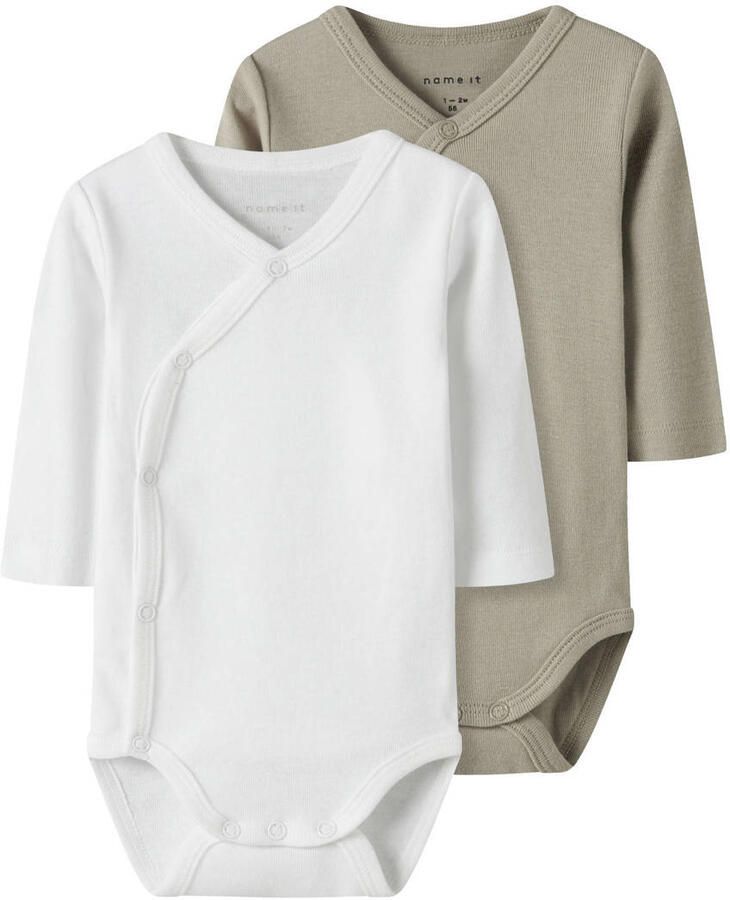 Name It Body NBNBODY 2P LS WRAP SOLID NOOS (set 2-delig) - Foto 3