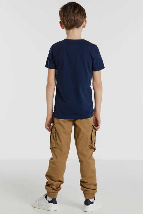 Name it KIDS cargobroek NITBAMGO camel Bruin Jongens Stretchkatoen Effen 116 - Foto 5