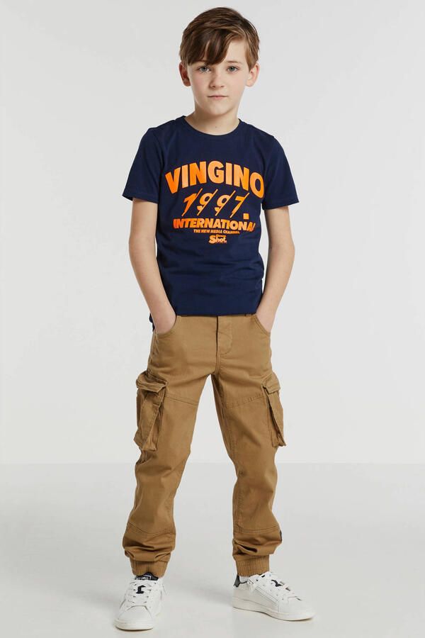 Name it KIDS cargobroek NITBAMGO camel Bruin Jongens Stretchkatoen Effen 116 - Foto 3