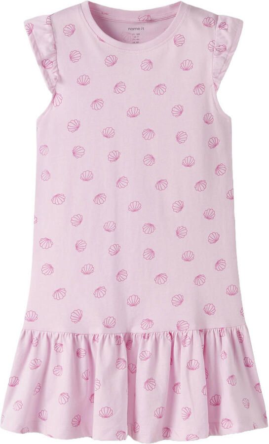 NAME IT KIDS A-lijn jurk roze