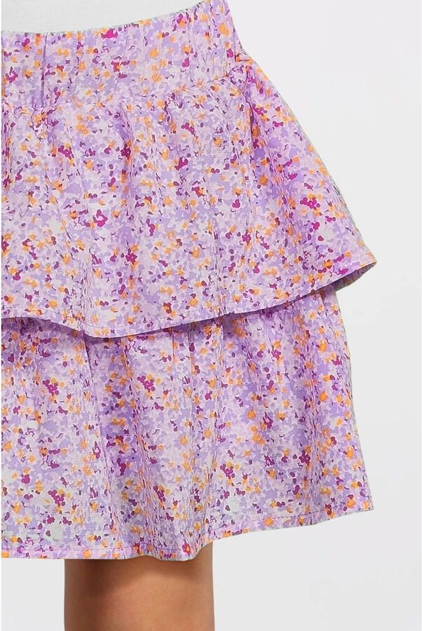 Name It Volantrok NKFVINAYA SKIRT FFF NOOS Kunstvezel Stretch All-over print - Foto 2