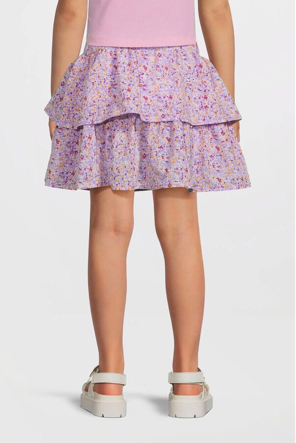 Name It Volantrok NKFVINAYA SKIRT FFF NOOS Kunstvezel Stretch All-over print - Foto 3