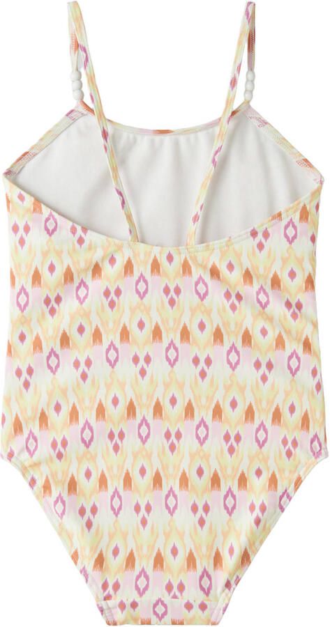 NAME IT KIDS badpak oranje roze wit - Foto 3