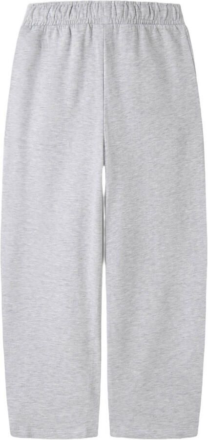 NAME IT KIDS barrel joggingbroek met tekst grijs - Foto 2