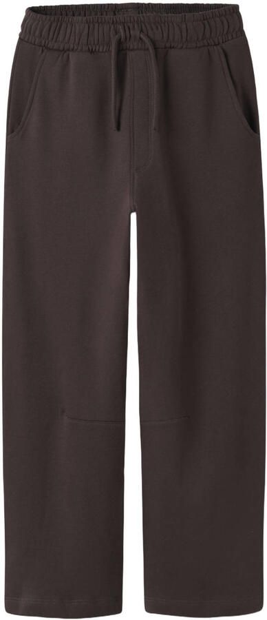 NAME IT KIDS barrel sweatpants chocoladebruin Broek Effen