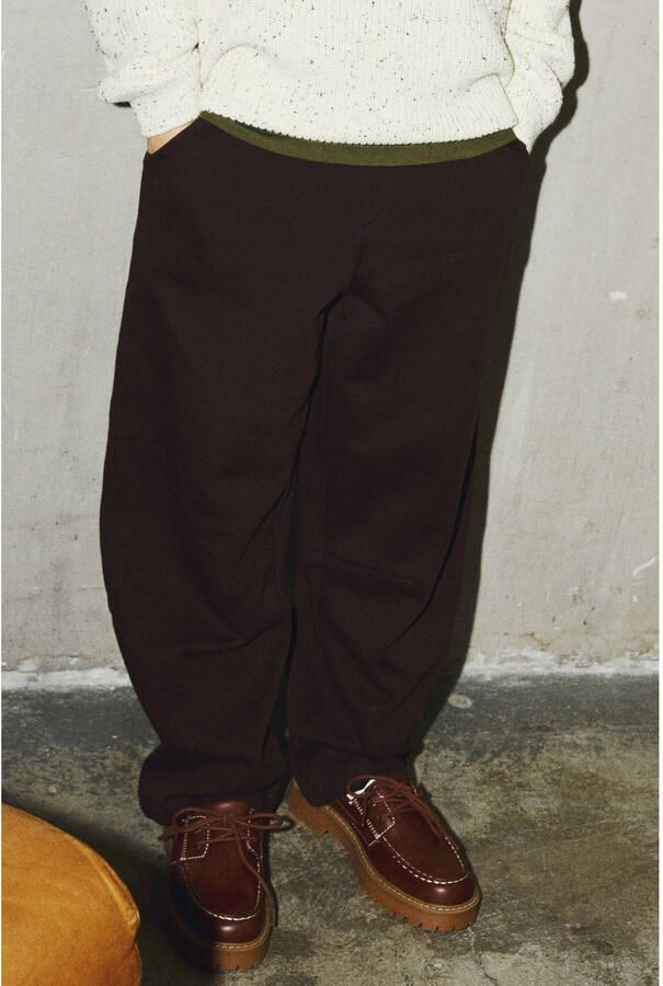 NAME IT KIDS barrel sweatpants chocoladebruin Broek Effen - Foto 2